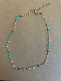 Green and gold necklace