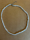 White pearl necklace