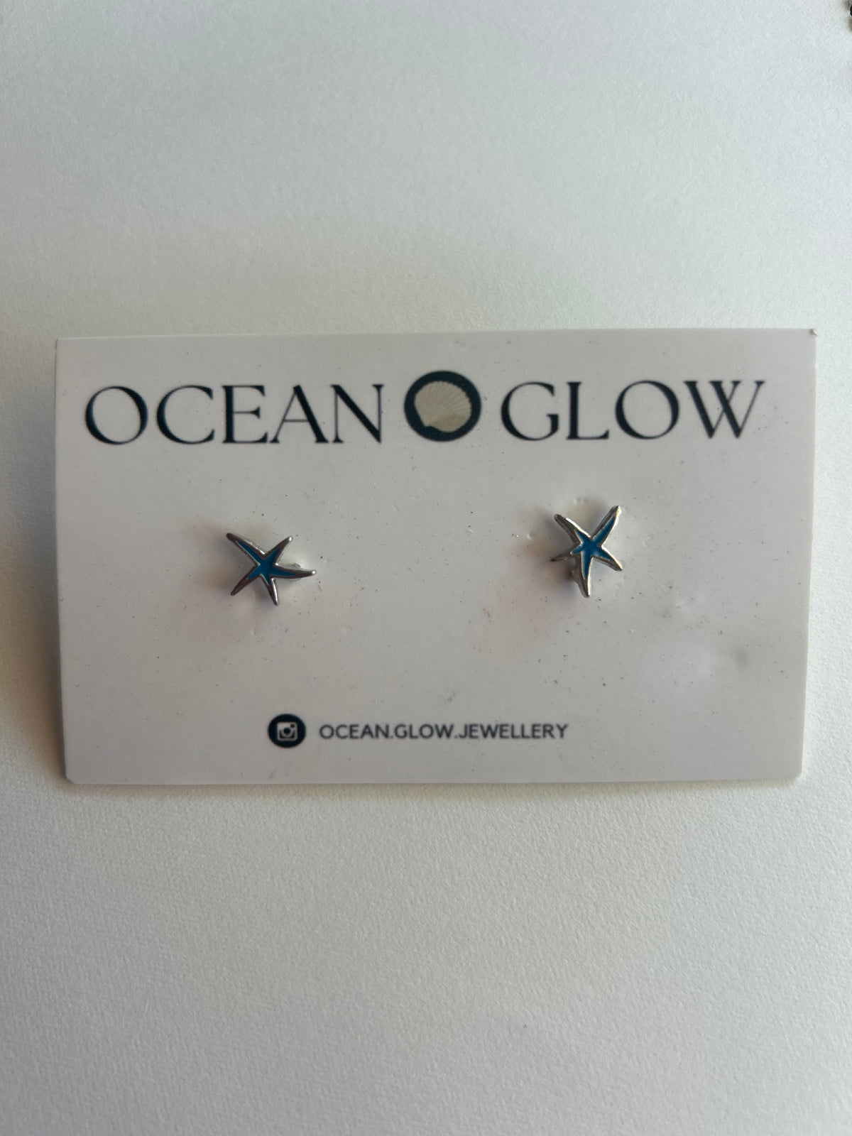 Starfish stud earring